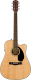 Fender CD-60SCE Dreadnought Cutaway Acoustic-Electric - Natural