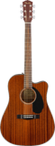 Fender CD-60SCE Dreadnought Cutaway Acoustic-Electric - Mahogany