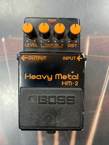 "PREVIOUSLY ROCKED" - BOSS HM-2 Heavy Metal *Vintage Made In Japan*