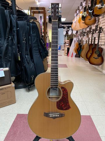 "PREVIOUSLY ROCKED" - Tanglewood TSF-CE Natural *AS IS WHERE IS* Cabin Special!
