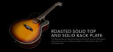 SIRE Larry Carlton A4-G Grand Auditorium Acoustic / Electric Guitar - Vintage Sunburst