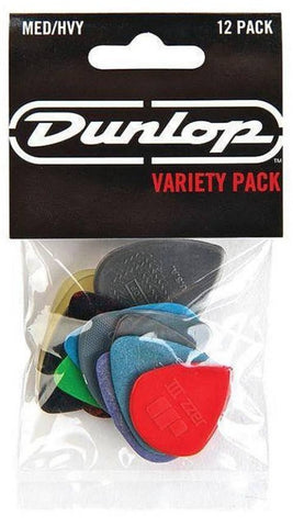 Dunlop PVP102 Pick Variety Pack (12 Pack), Medium / Heavy