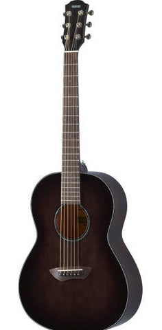 Yamaha CSF1M Solid Top Acoustic-Electric Parlour Guitar - Translucent Black Burst