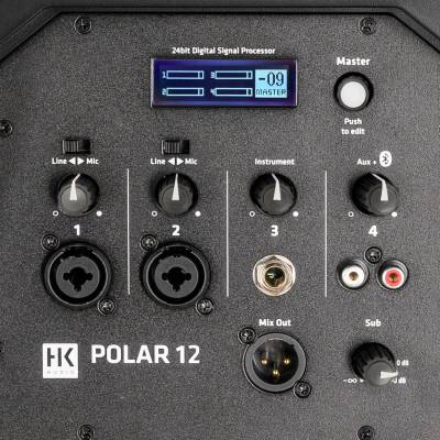 HK AUDIO POLAR 12 パワードPAスピーカー 迫力の低音！DJ用途にも最適なコラムスピーカー HK AUDIO「POLAR