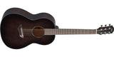 Yamaha CSF1M Solid Top Acoustic-Electric Parlour Guitar - Translucent Black Burst