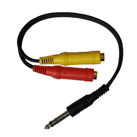 Link Audio Solutions Y-Cable Adapter AA27Y Stereo 1/4" Male to 2x Stereo 1/4" Female