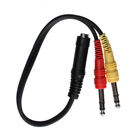 Link Audio Solutions Y-Cable Adapter AA29Y TRS 1/4" Female to 2x TRS 1/4" Male