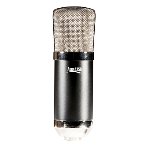 APEX 435B Large Diaphragm Studio Condenser Microphone, Black
