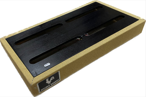 Hiscock Pedalboards - 22x12.5 Angled Board - Tweed