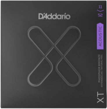 D'Addario XT XTAPB1152 Phosphor Bronze Acoustic Strings, Custom Light