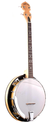 Gold Tone Cripple Creek Tenor Banjo with Resonator, Natural