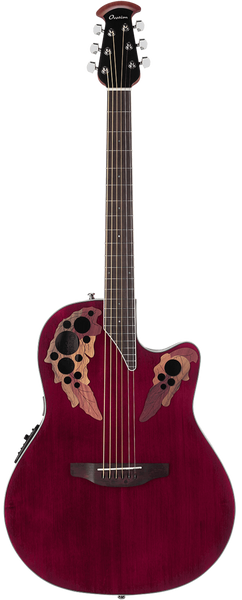 Ovation CE48-RR Celebrity Elite Super Shallow - Ruby Red Ovation CE48-RR Celebrity Elite Super Shallow - Ruby Red