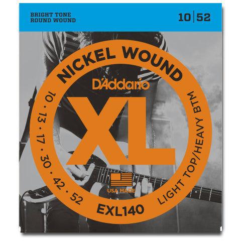 D'Addario EXL140 Nickel Wound Electric Strings, Light Top / Heavy BTM
