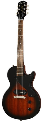 epiphone les paul junior tobacco burst EILJVSNH1 tobacco burst Les is more with this single pickup junior guitar Used Epiphone Inspired by Gibson