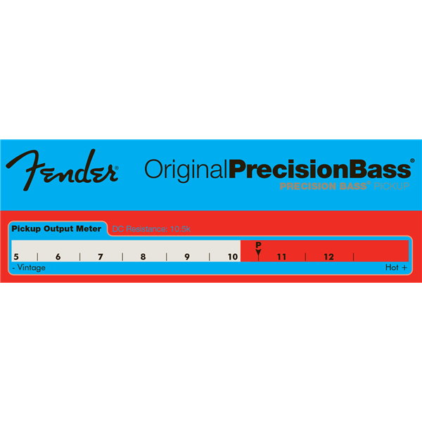 Fender Original Precision Bass® Pickups, Black – Reid Music