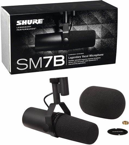 Shure SM7B Large Diaphragm Cardioid Dynamic Microphone