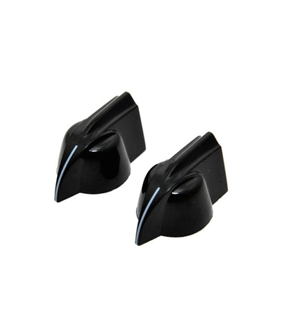 All-Parts Pointer 'Chickenhead' Knobs, Black (2 Pack)
