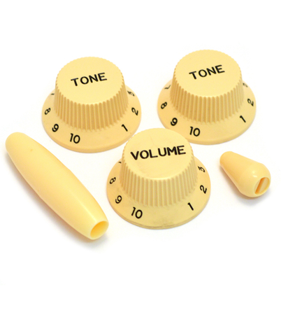 All-Parts Cream Knob Set for Stratocaster