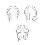 Audio-Technica ATH-M20X Closed Back Professional Monitor Headphones