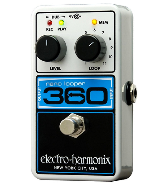 voice looper pedal Electro-Harmonix Nano Looper 360 Guitar Effects Pedal – Reid Music Limited