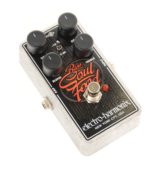 Electro-Harmonix Bass Soul Food Overdrive Guitar Effects Pedal Electro-Harmonix Bass Soul Food Overdrive Guitar Effects Pedal