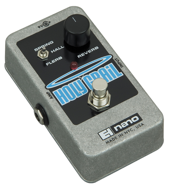 Electro-Harmonix Holy Grail Nano Reverb Guitar Effects Pedal Electro-Harmonix Holy Grail Nano Reverb Guitar Effects Pedal