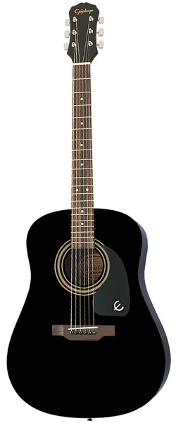 Epiphone Songmaker DR-100 Acoustic - Black – Reid Music Limited