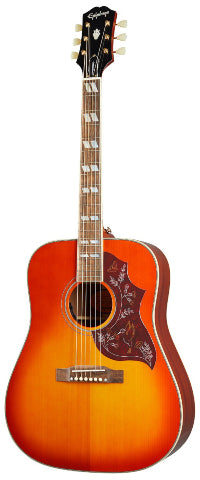 Epiphone Inspired by Gibson Masterbilt Hummingbird - Aged Cherry Sunburst