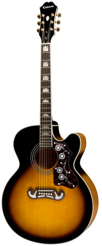 Epiphone EJ-200CE Acoustic-Electric - Vintage Sunburst