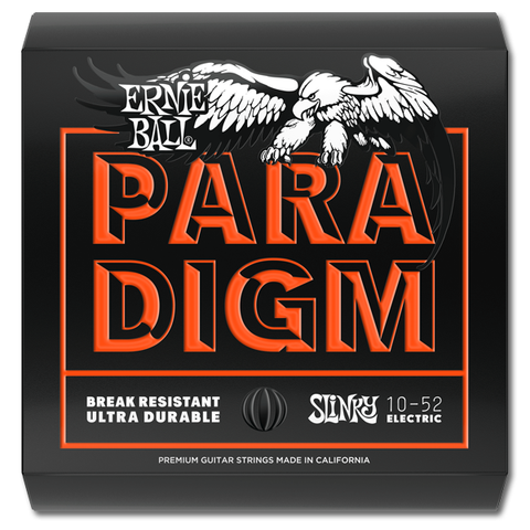 Ernie Ball 2015 Paradigm Skinny Top Heavy Bottom Slinky Electric Guitar Strings, 10 - 52