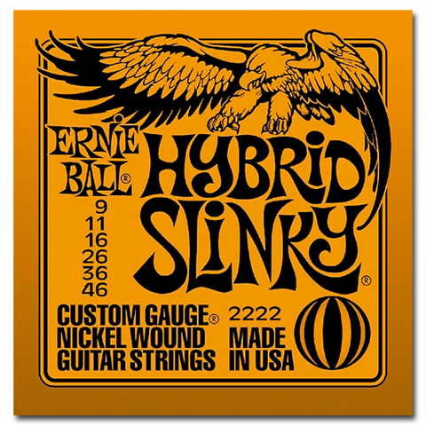 Ernie Ball 2222 Nickel Hybrid Slinky Electric Guitar Strings
