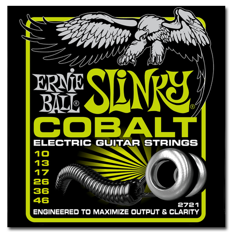 Ernie Ball 2721 Cobalt Regular Slinky Electric Guitar Strings