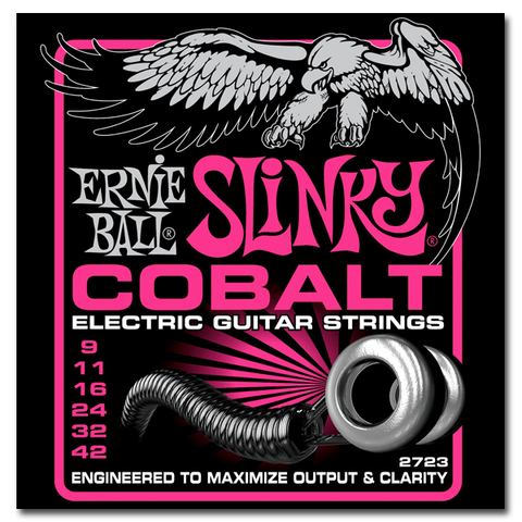 Ernie Ball 2723 Cobalt Super Slinky Electric Guitar Strings