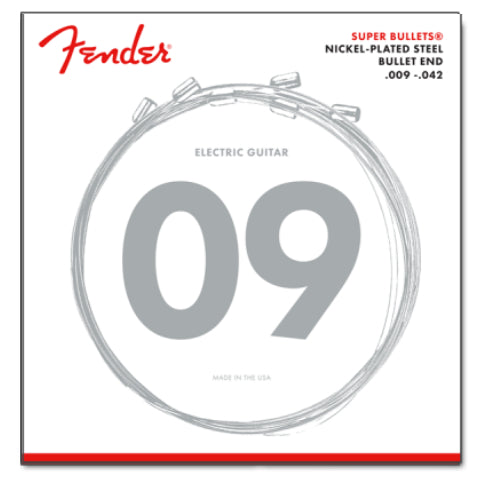 Fender 3250L Nickel-Plated Steel Bullet-End Electric Guitar Strings - Light