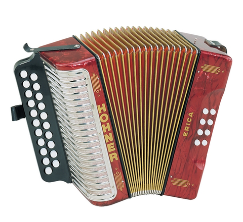 Hohner Erica Two Row Accordion A/D