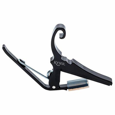 Kyser KG-6BA Quick Change 6-String Guitar Capo, Black