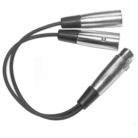 Link Audio Solutions Y-Cable Adapter AA11Y XLR-F to 2x XLR-M Y-Cable