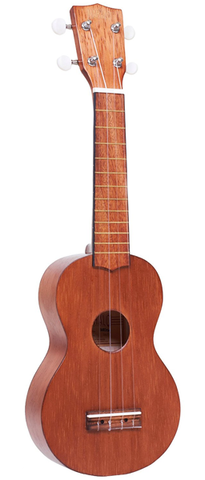 Mahalo M1 Kahiko "K" Series Soprano Ukulele, Transparent Brown
