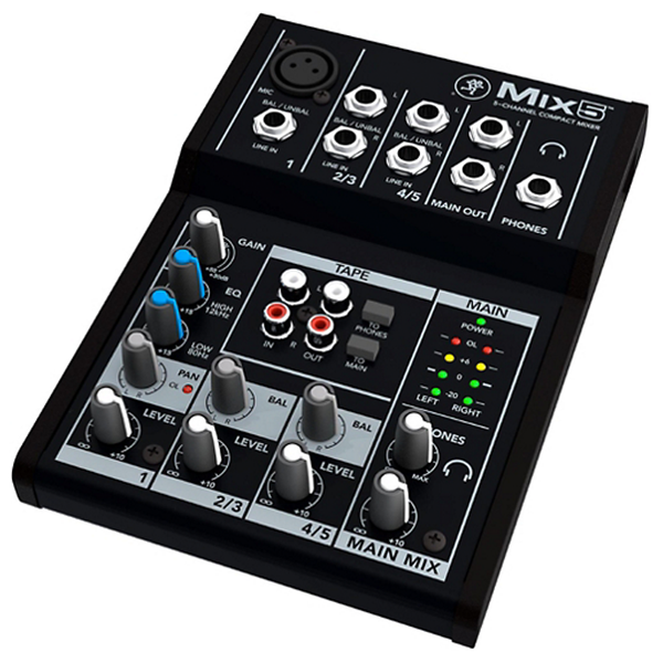 から厳選した Compact 5-Channel MIX5 Mackie Mixer Limited Music Reid – 配信機器・PA機器・レコーディング機器