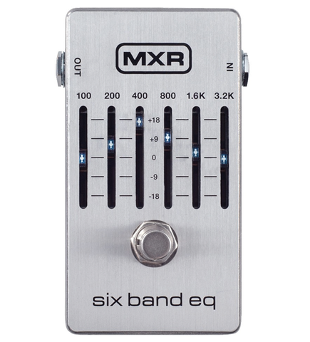 MXR M-109S 6-Band Graphic EQ, Silver