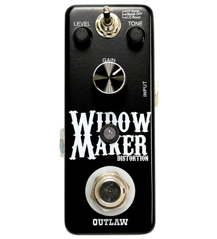 Outlaw Effects Widow Maker Metal Distortion Guitar Effects Pedal