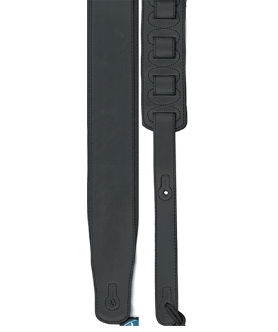 Profile 2.8" PGS780-3 Leather Guitar Strap, Black