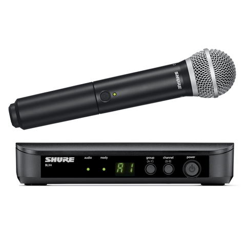 (Microphone) - Shure BLX24/PG58 Handheld Wireless Microphone System