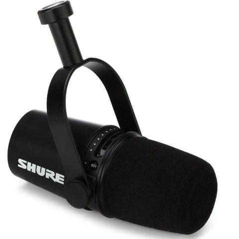 Shure MV7 XLR/USB Dynamic Podcasting Microphone - Black – Reid