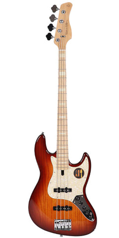 SIRE Marcus Miller V7 4-String (Swamp Ash) 2nd Gen. Electric Bass - Tobacco Sunburst