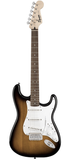 *Squier Stratocaster Starter Pack with Frontman 10G Amp, Gig Bag & Accessories, Brown Sunburst