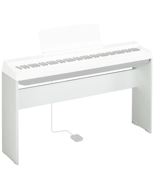 YAMAHA L-125WHとLP-1 P-125/125a専用スタンドとペダル Yamaha L-125 Piano Stand For P125, White – Reid Music Limited