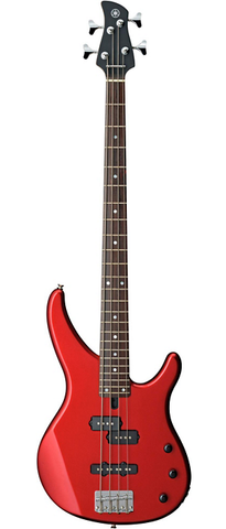 Yamaha TRBX174-RM 4-String Electric Bass Guitar, Red Metallic