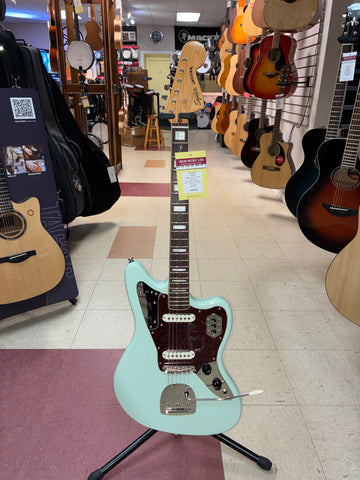 "PREVIOUSLY ROCKED" - Squier Classic Vibe 70s Jaguar - Surf Green
