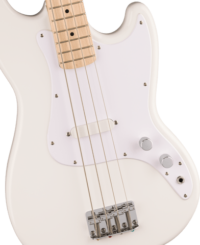 Squier Sonic Bronco Bass - Arctic White w/ $10 Gift Card
